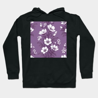 White Flowers Hoodie